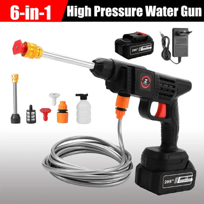 Pistola de Agua a Presión Inalámbrica